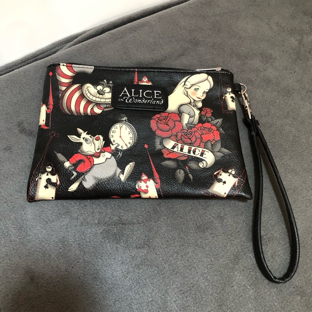Loungefly x Disney Alice In Wonderland Wristlet Pouch